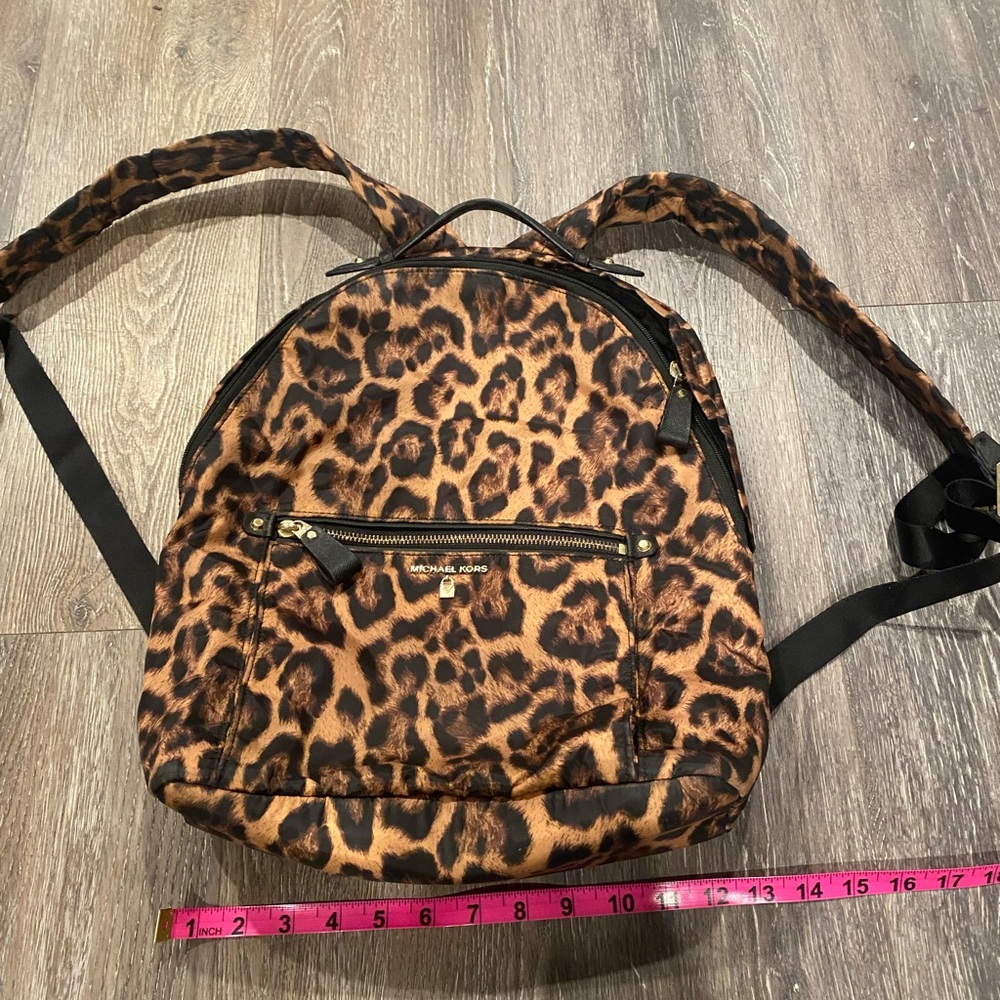 Leopard Print Backpack